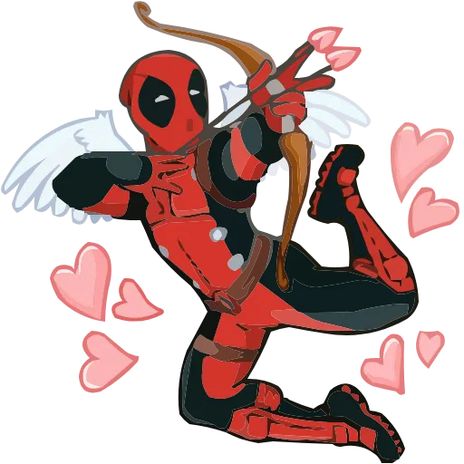 Стикер 49 Deadpool • Wolverine • Lady Deadpool