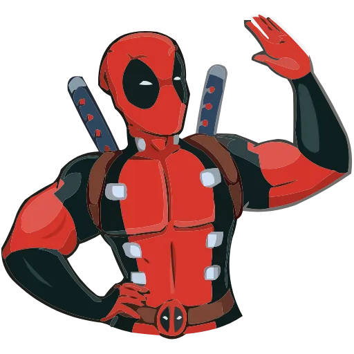 Стикер 43 Deadpool • Wolverine • Lady Deadpool