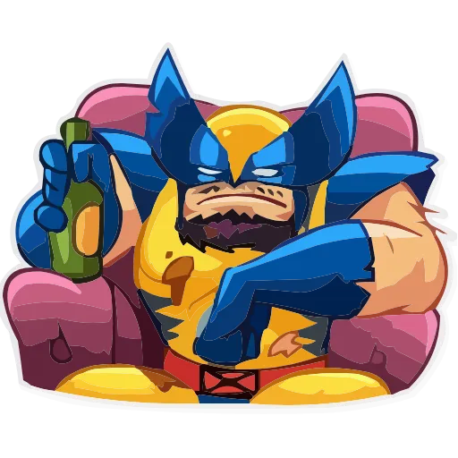 Стикер 20 Deadpool • Wolverine • Lady Deadpool