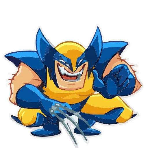 Стикер 29 Deadpool • Wolverine • Lady Deadpool