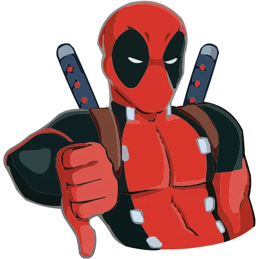 Стикер 45 Deadpool • Wolverine • Lady Deadpool