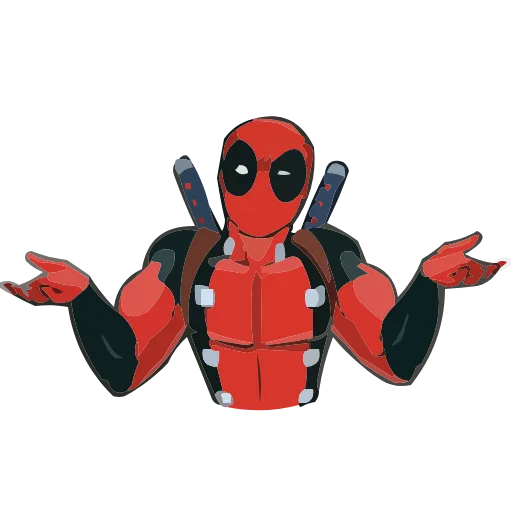 Стикер 61 Deadpool • Wolverine • Lady Deadpool