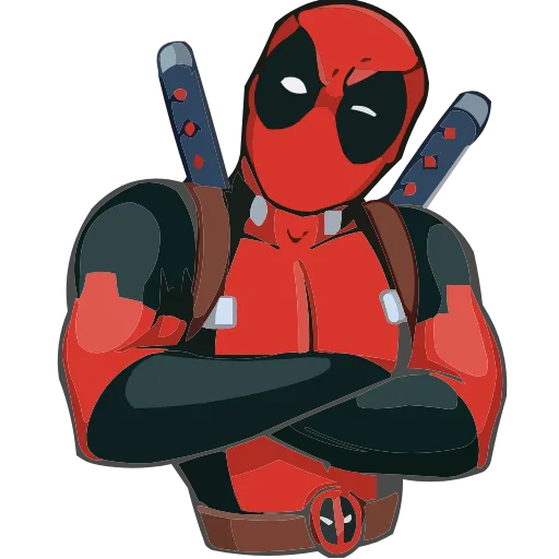 Стикер 41 Deadpool • Wolverine • Lady Deadpool