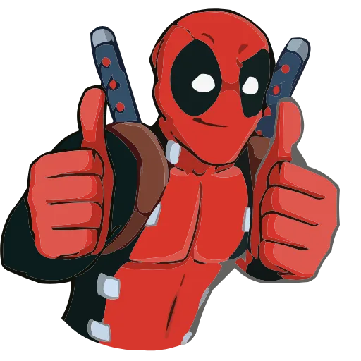 Стикер 37 Deadpool • Wolverine • Lady Deadpool