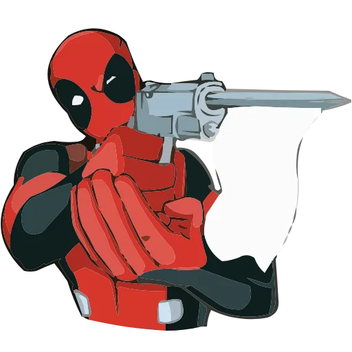 Стикер 55 Deadpool • Wolverine • Lady Deadpool