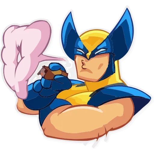 Стикер 3 Deadpool • Wolverine • Lady Deadpool