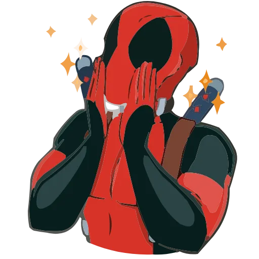Стикер 36 Deadpool • Wolverine • Lady Deadpool