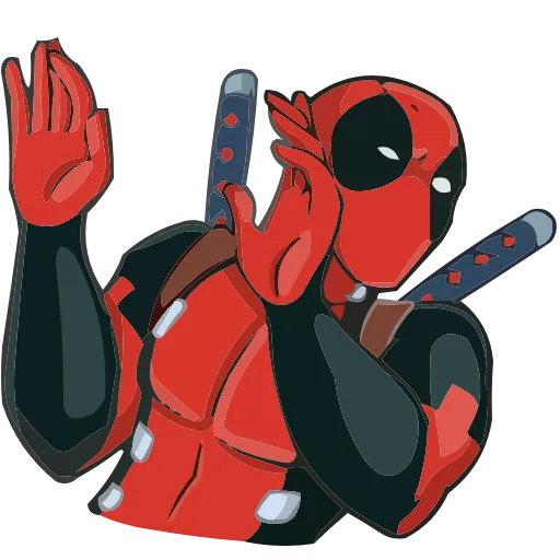 Стикер 47 Deadpool • Wolverine • Lady Deadpool