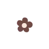 🌼 Эмодзи «Коричневые буквы» для Telegram
