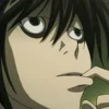 Стикер 22 🤔 Death Note - аниме тетрадь смерти