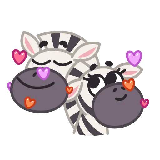 Стикер 12 Debra Zebra