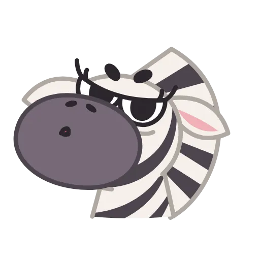 🙅‍♀️ Эмодзи «Debra Zebra» для Telegram