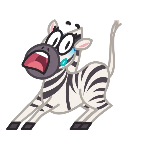 Стикер 4 Debra Zebra