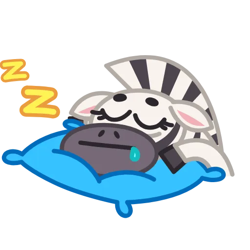 Стикер 7 Debra Zebra