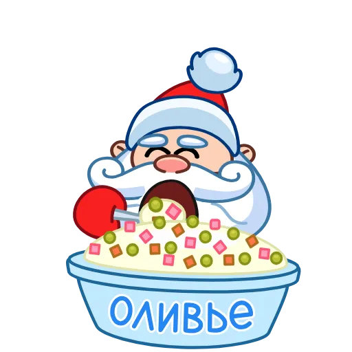 Стикер 3 Дед Мороз