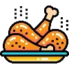 Стикер 43 🌯 Food - эмоджи с едой.