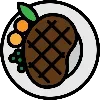 Стикер 48 🌯 Food - эмоджи с едой.