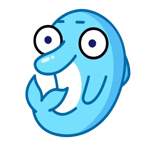 Стикер 9 Дельфинчик