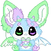 Стикер 50 Cute Demon Bats