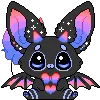 Стикер 28 Cute Demon Bats