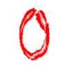 0️⃣ Эмодзи «Deviltime Alphabet - красные буквы» для Telegram