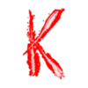 😈 Эмодзи «Deviltime Alphabet - красные буквы» для Telegram