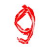 9️⃣ Эмодзи «Deviltime Alphabet - красные буквы» для Telegram