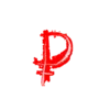 💰 Эмодзи «Deviltime Alphabet - красные буквы» для Telegram
