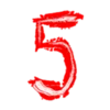 5️⃣ Эмодзи «Deviltime Alphabet - красные буквы» для Telegram