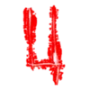 😈 Эмодзи «Deviltime Alphabet - красные буквы» для Telegram