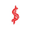 💸 Эмодзи «Deviltime Alphabet - красные буквы» для Telegram