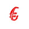 💶 Эмодзи «Deviltime Alphabet - красные буквы» для Telegram