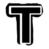 ❤️ Эмодзи «Адские буквы» для Telegram
