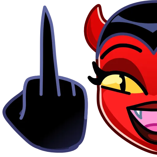 Стикер 39 Deviless Emoji
