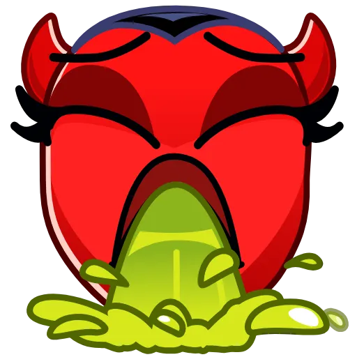 Стикер 25 Deviless Emoji