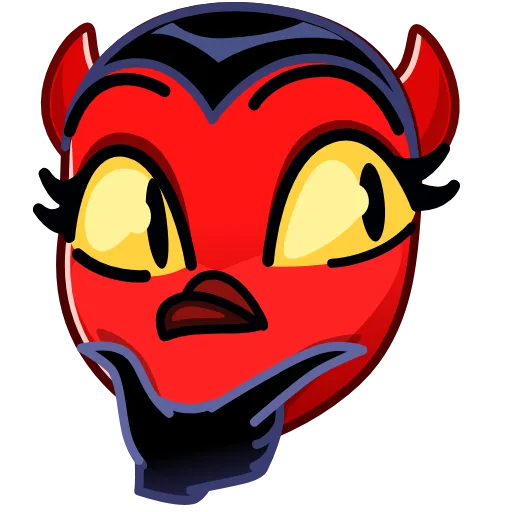 Стикер 18 Deviless Emoji