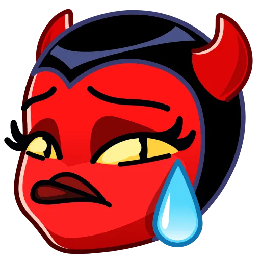Стикер 12 Deviless Emoji