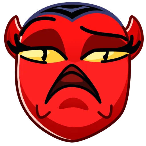 Стикер 8 Deviless Emoji