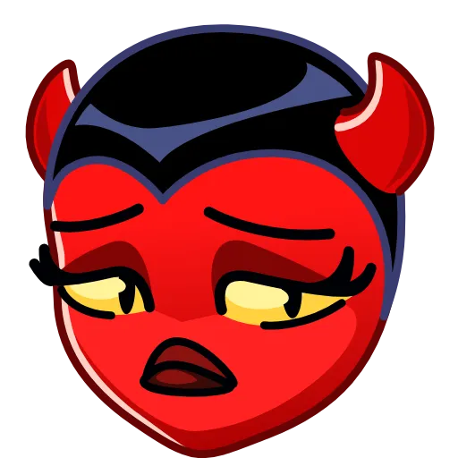 Стикер 11 Deviless Emoji