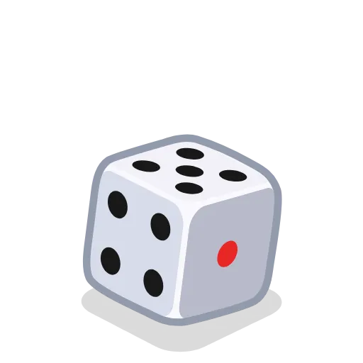 Стикер 5 Dice Cube