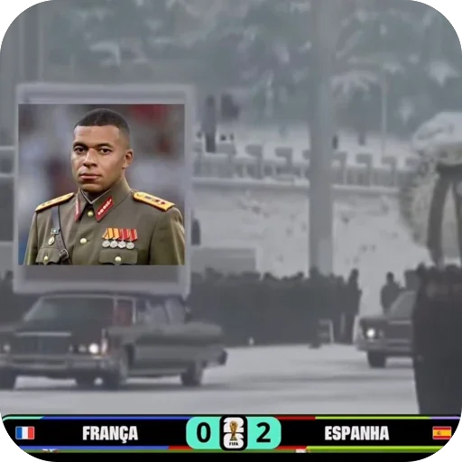🫥 Стикер «Dictator Mbappe» для Telegram