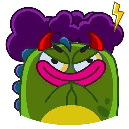 Стикер 19 Din The Dino