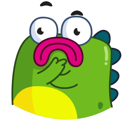 Стикер 8 Din The Dino