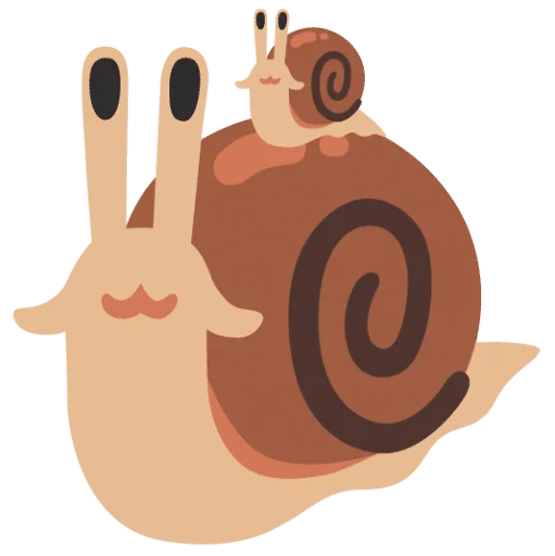 Стикерпак Snails для Telegram