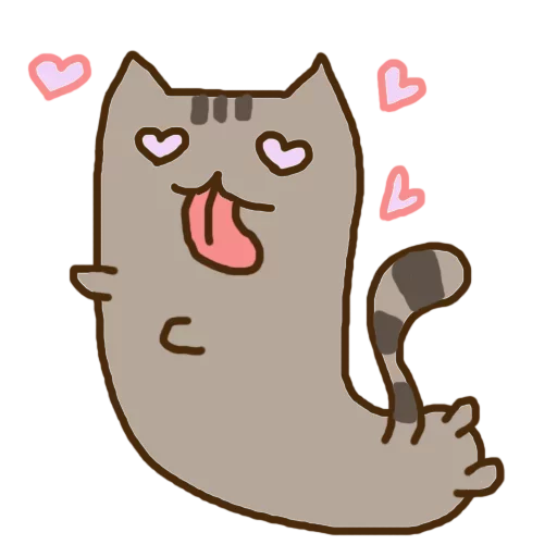 🐱 Стикер «Dirty Cat» для Telegram