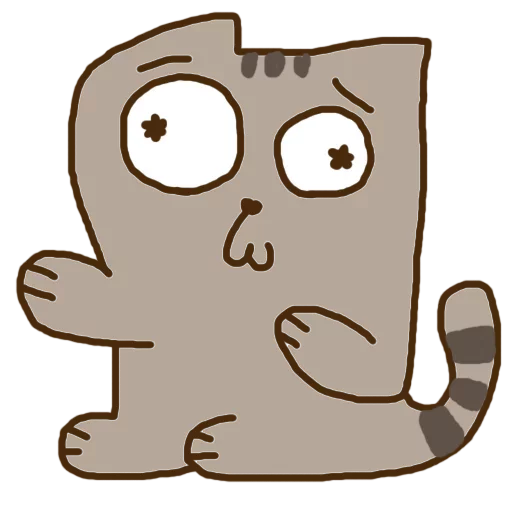 🐱 Стикер «Dirty Cat» для Telegram