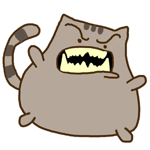 🐱 Стикер «Dirty Cat» для Telegram