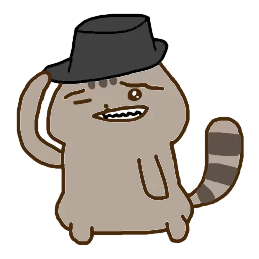 🐱 Стикер «Dirty Cat» для Telegram