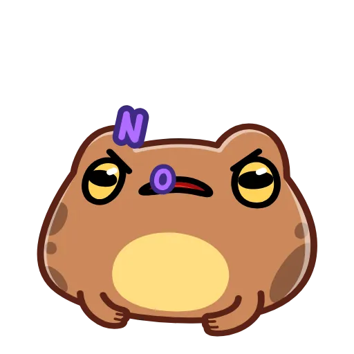 Стикер 11 Disgruntled Toad