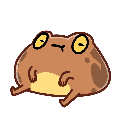 Стикер 6 Disgruntled Toad
